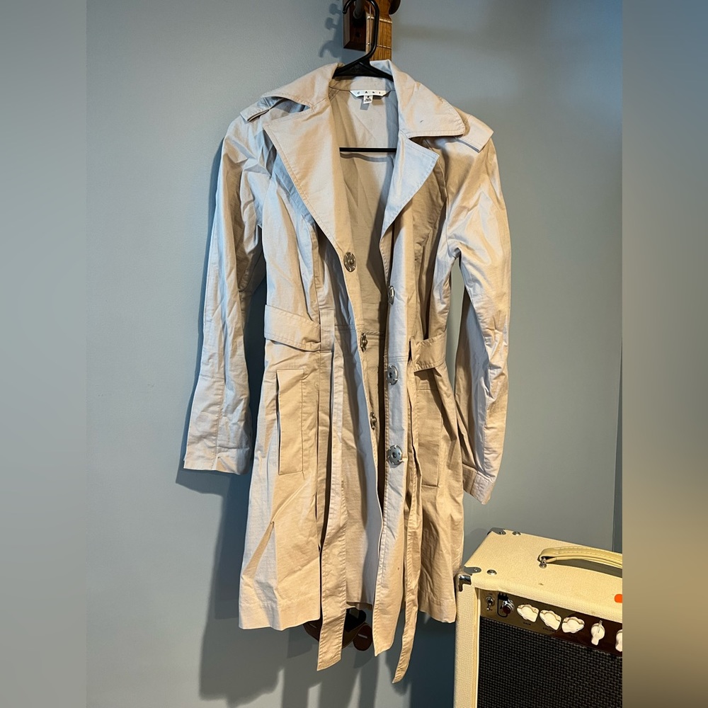Cabi trench coat size small
